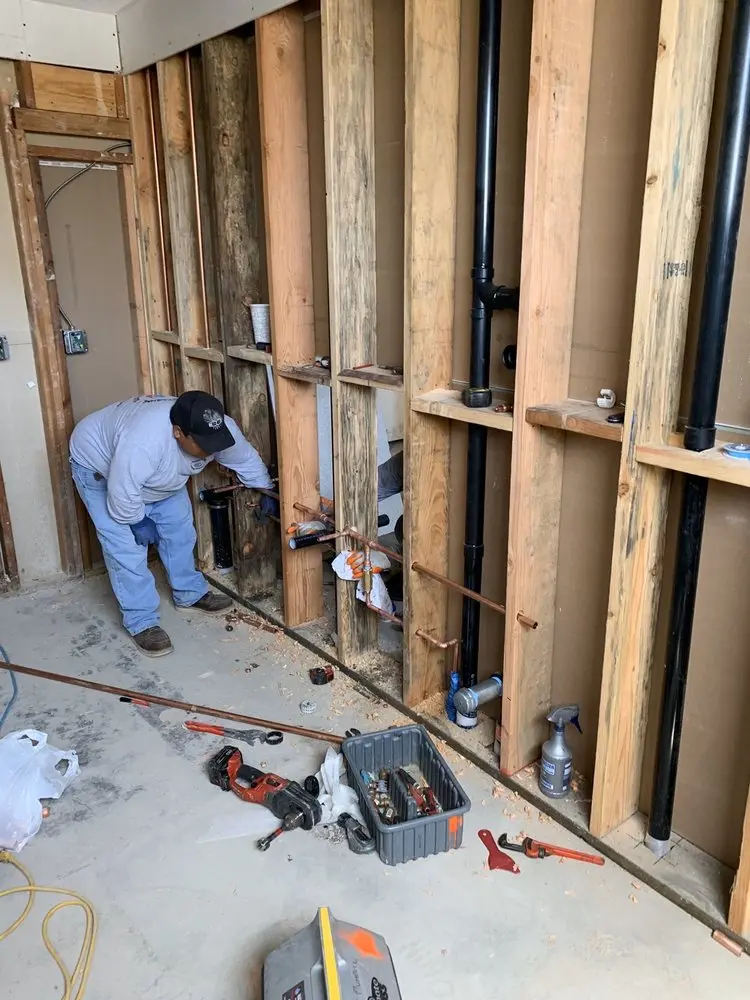 Commercial rough-in plumbing for Water Heater Replacement in Bellmore